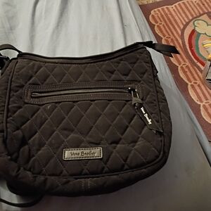 Vera Bradley Black Quilted Crossbody Bag